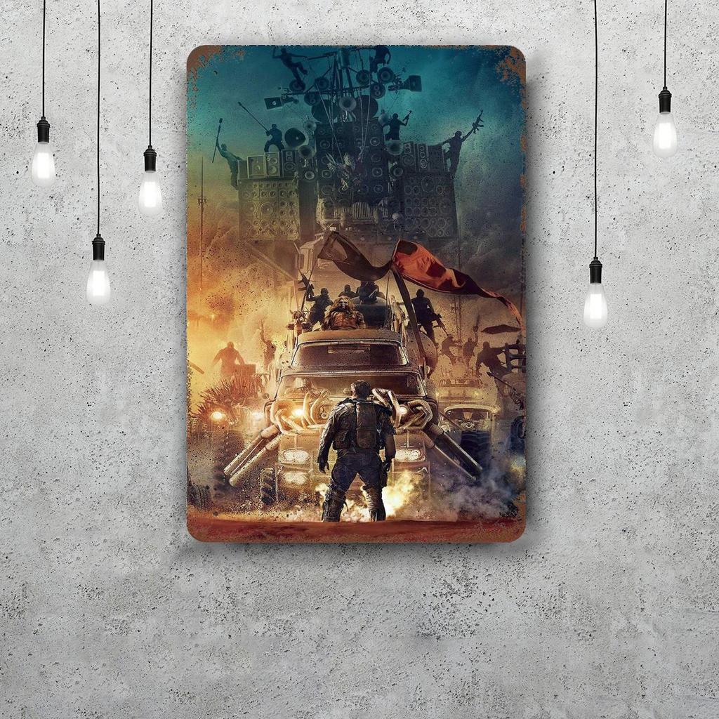Mad Max Classic Poster Rusty Metal Plaque Retro Decorative Plate Bar Man Cave Garage Club Metal Sign Wall Decoration