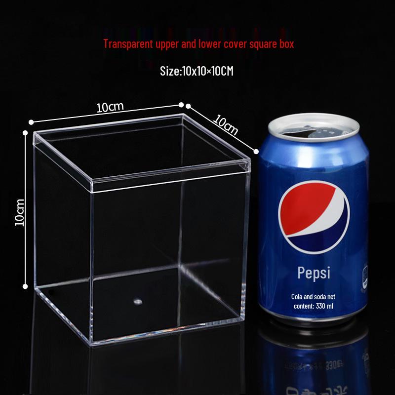Transparent Acrylic Storage Box with Lid - Food Grade Candy or Gift Packaging