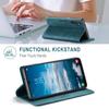 For Samsung Galaxy A25 5G (Global) (161.0 x 76.5 x 8.3mm) Wallet Case AUTSPACE A01 Leather Stand Cover with RFID Blocking Card Holder