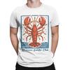 Unisex Unisexs Tshirt Lobster Lovers Club Funny Cotton Tee Shirt Short Sleeve T Shirts Crew Neck Clothes Big Size