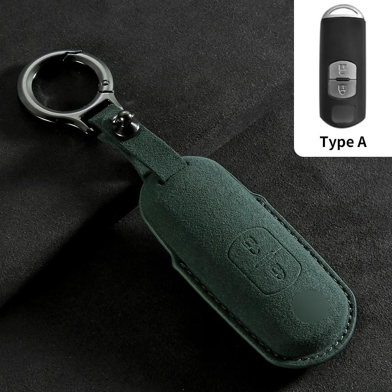 

Interior Mouldings 2/3 Buttons Suede Car Remote Key Case Cover Shell For Mazda 2 3 6 Axela Atenza CX-5 CX5 CX-3 CX-7 CX8 CX-9 20