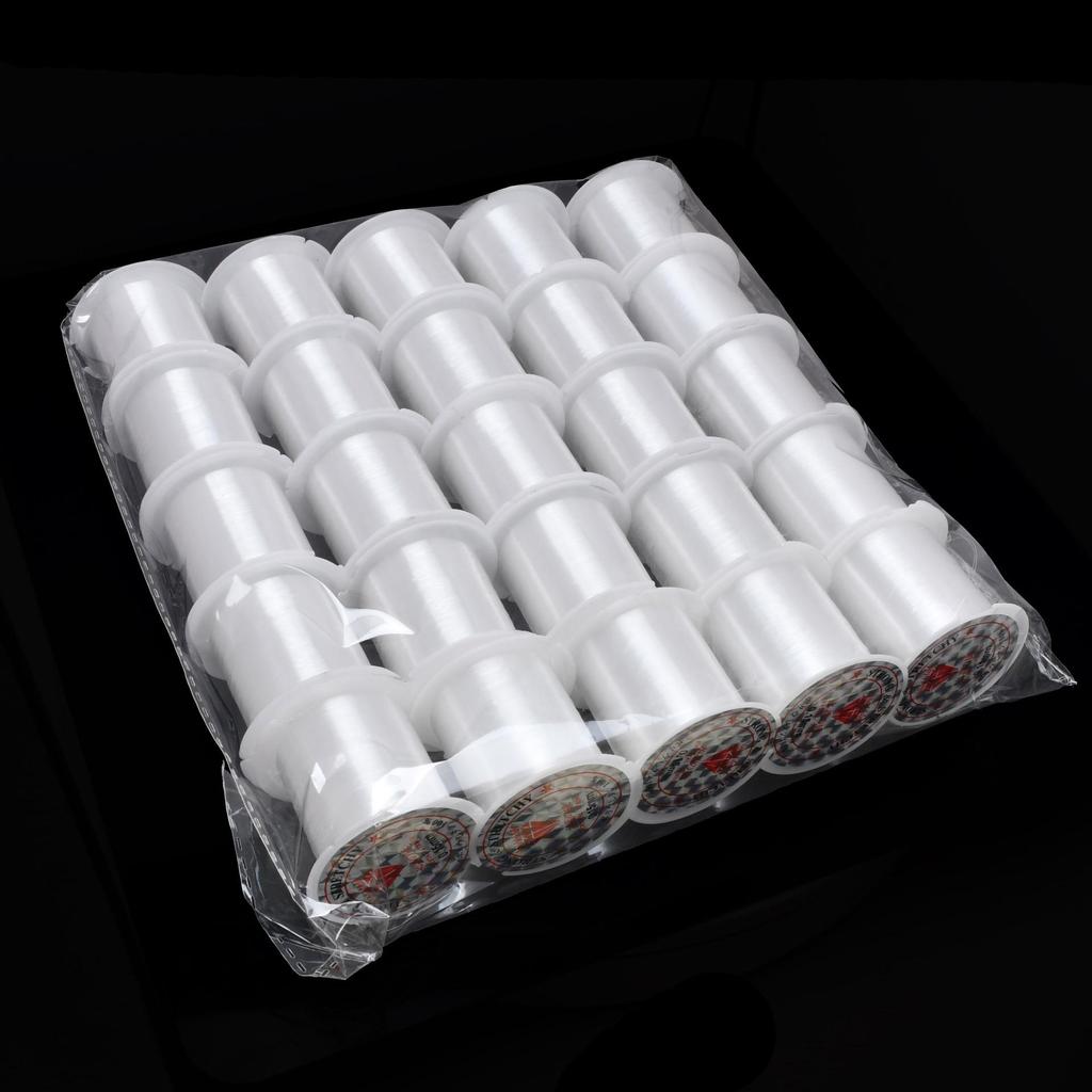 Transparentes, verschleißfestes Schmuck-Perlseil - Nicht elastisch für DIY und Handwerk