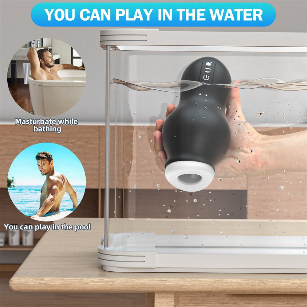 Male Automatic Sucking Masturbation Cup Vibrating Blowjob Realistic Vagina Masturbators Adult Sexy Toy for Men