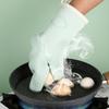 Silicone Oven Mitts Heat Resistant Anti-scald Gloves Non-slip Grip Microwave Safe Mitts