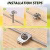 Multiple Use Fence Pegs Heavy Duty Metal Fence Spikes set for Secure Fencing Professional Metal Stakes for Gardeners