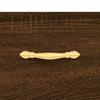 Shoe Cabinet Brown Oak Effect 30 x 35 x 105 cm Particleboard