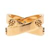 TORY BURCH Cross band design brass ring women's gold 1808720 720-gold F