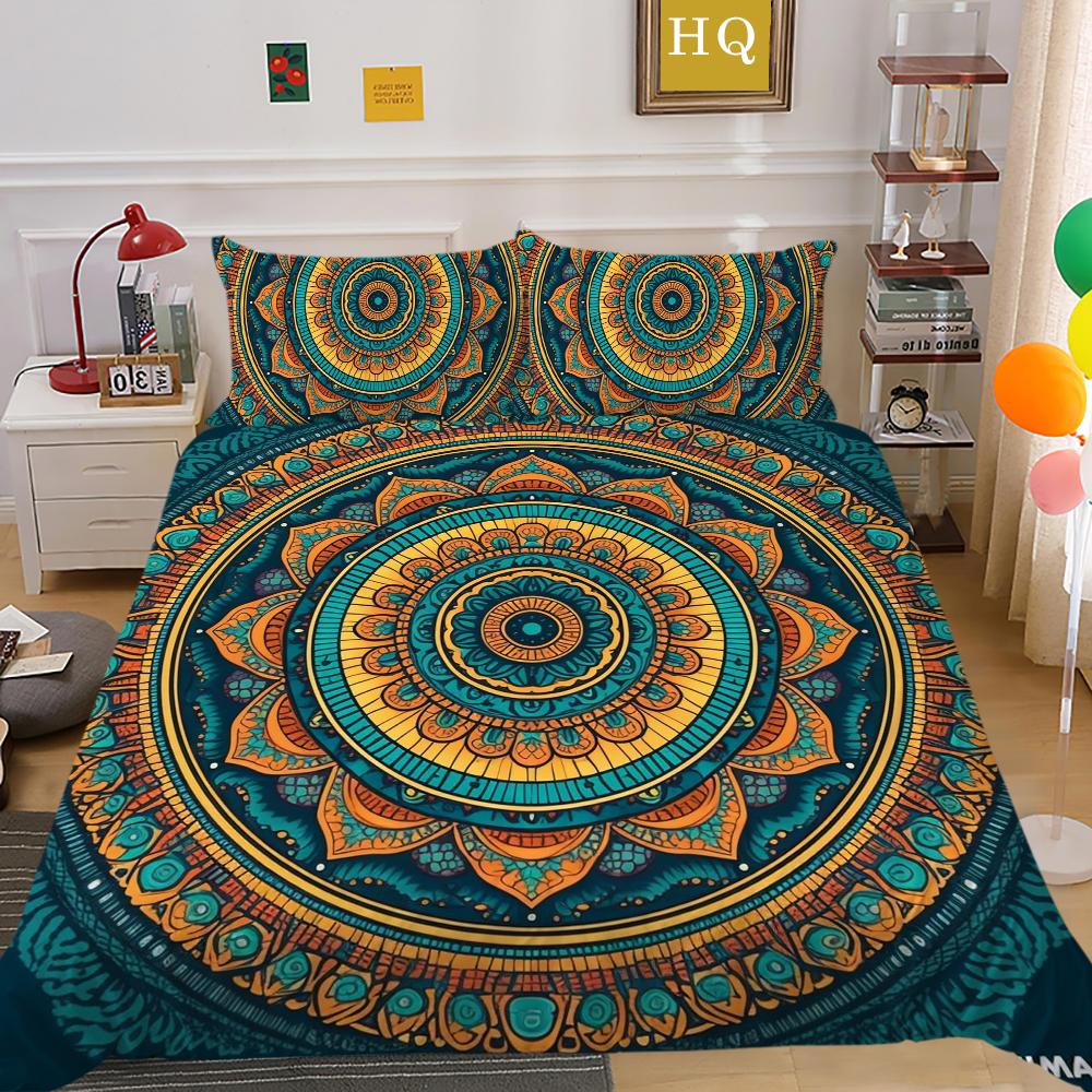 Set de lenjerie de pat Fashion Home Față de pernă imprimată poliester moale Seturi de husă de pilotă pentru bărbați de dimensiune dublă Decorarea casei