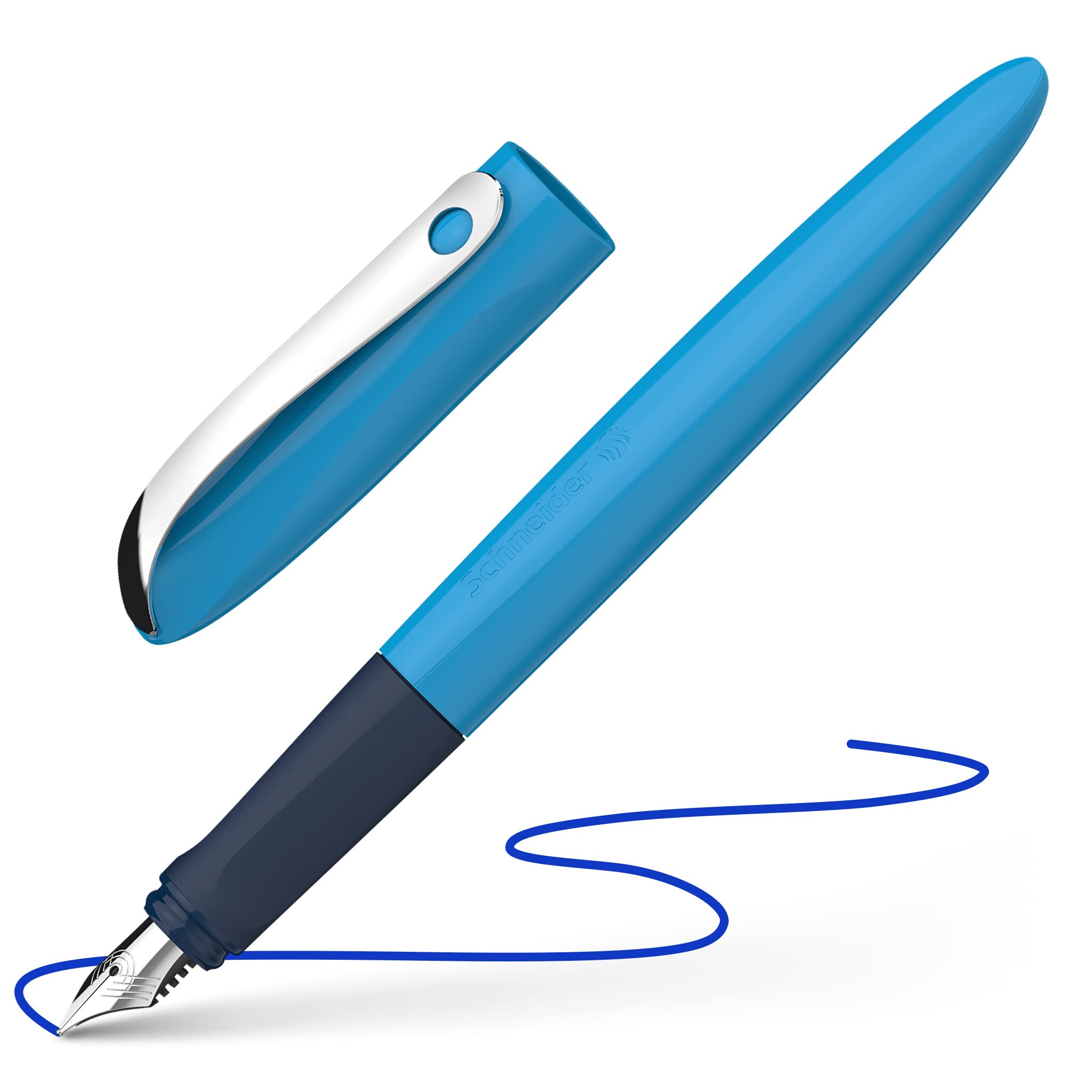 Schneider Fountain Pen Wavey Blue WV162113B (Boxed) синий