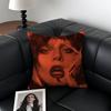 Singer L-Lady Gaga Mayhem Pillow Case Anti-Dustmite Pillowcase Invisible Zipper Silky Short Plush Sofa Cushion Cover