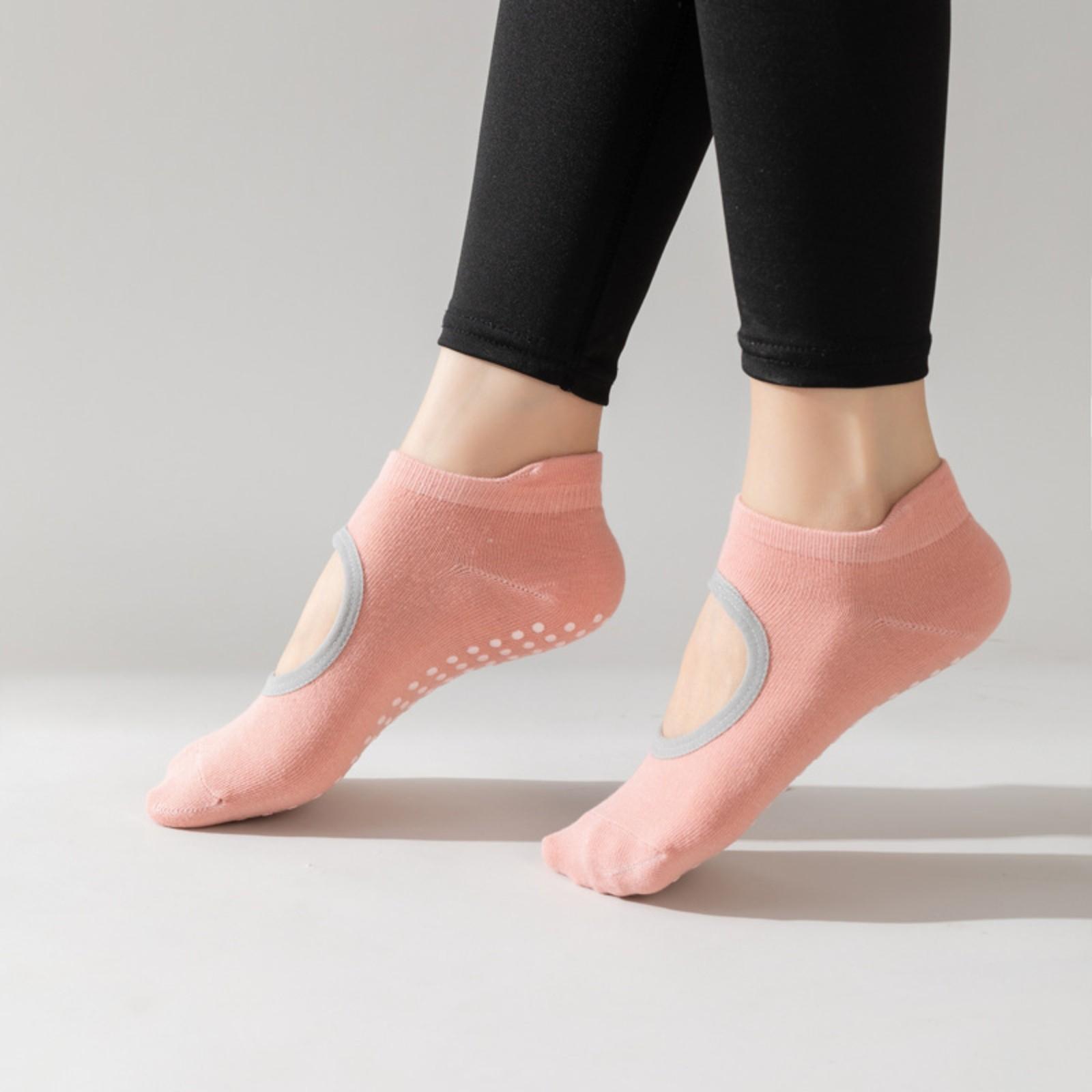 

Шкарпетки для йоги з крапками проти ковзання, шкарпетки для підлоги для дому, спортивні фітнес шкарпетки One Size