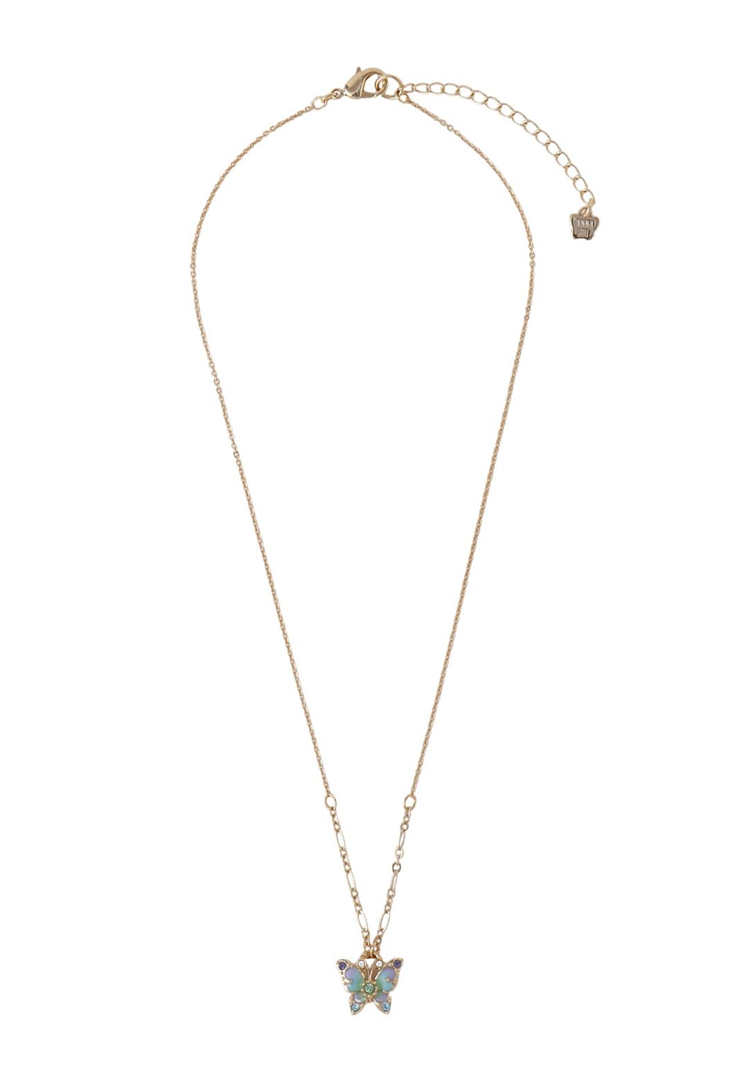 

Anna Sui Butterfly Motif Necklace SAMN201240XB синій