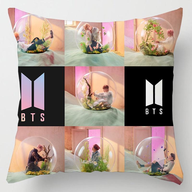 

Kpop Bts Bangtan Boys Cushion Cover Decorative Soft Pillow 45cm177inch Case #16