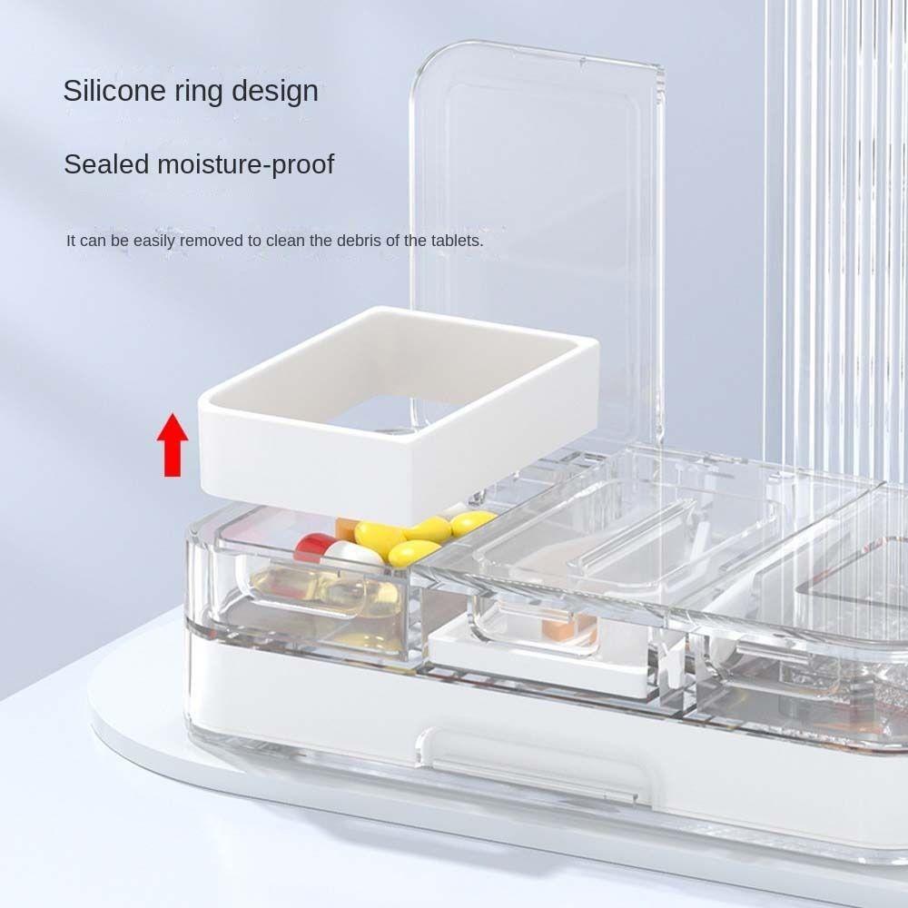 Pill Storage Accessories Mini Pill Box Medicine Pill Storage Container Mini Pill Cutter   Unisex