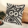 GQ Magazine Cushion Cover Silky Short Plush Home Sofa Cushion Cover - Invisible Zipper Home Decoration