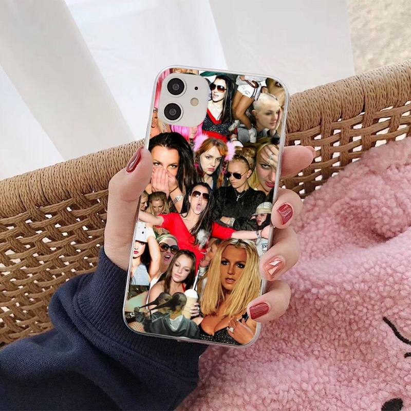 Britney Spears Phone Case for iphone 13 8 7 6S Plus X 5S SE 2020 XR 11 12 mini pro XS MAX