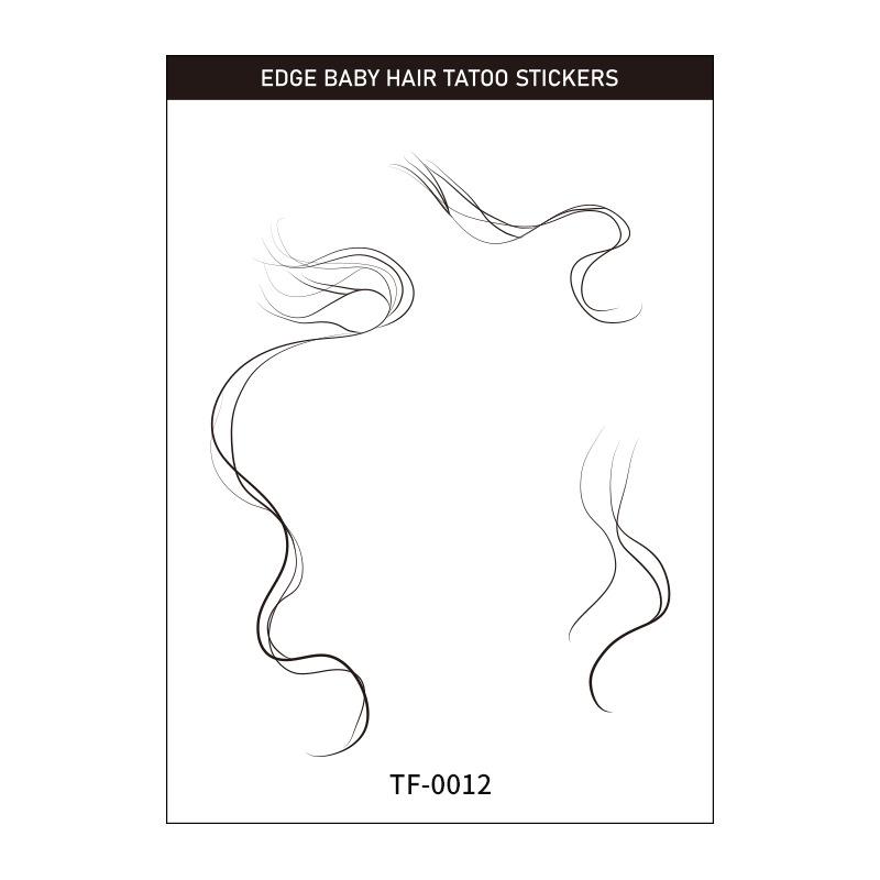 Bangs Sticker Eyebrow Sticker Hair Sticker Hairline Wig Tattoo Sticker Hair Edge Tattoo