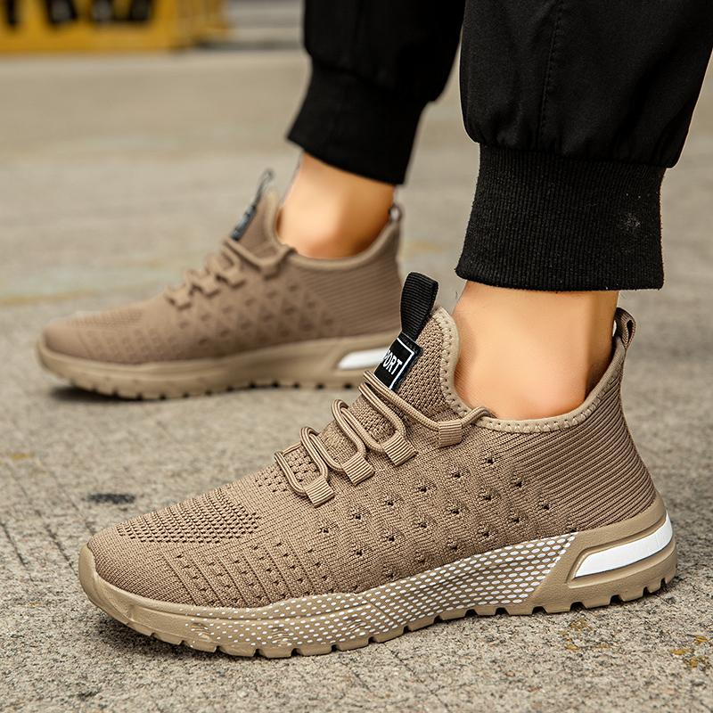 Fashion Men's Running Shoes Fitness Shoes, Anti Slip Tennis Exercise Walking Sports Casual Lightweight Breathable Mesh Shoes Designer