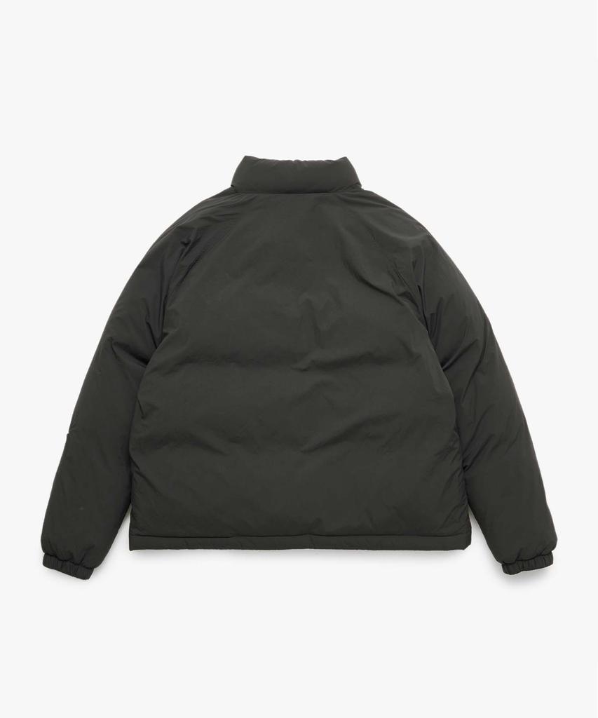 Plac Curved Zipper Short Puffer Black