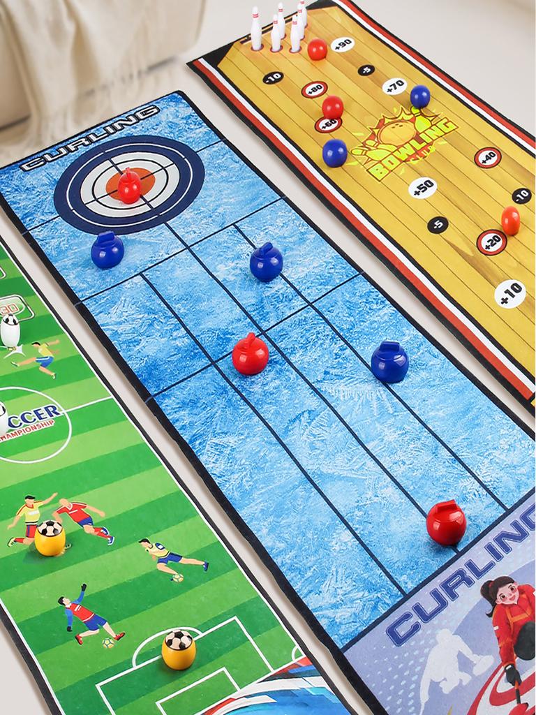 Kids Board Games, Tabletop Curling Strategy Game for Family Game Night, Fun Family Games for Kids and Adults, Party Games