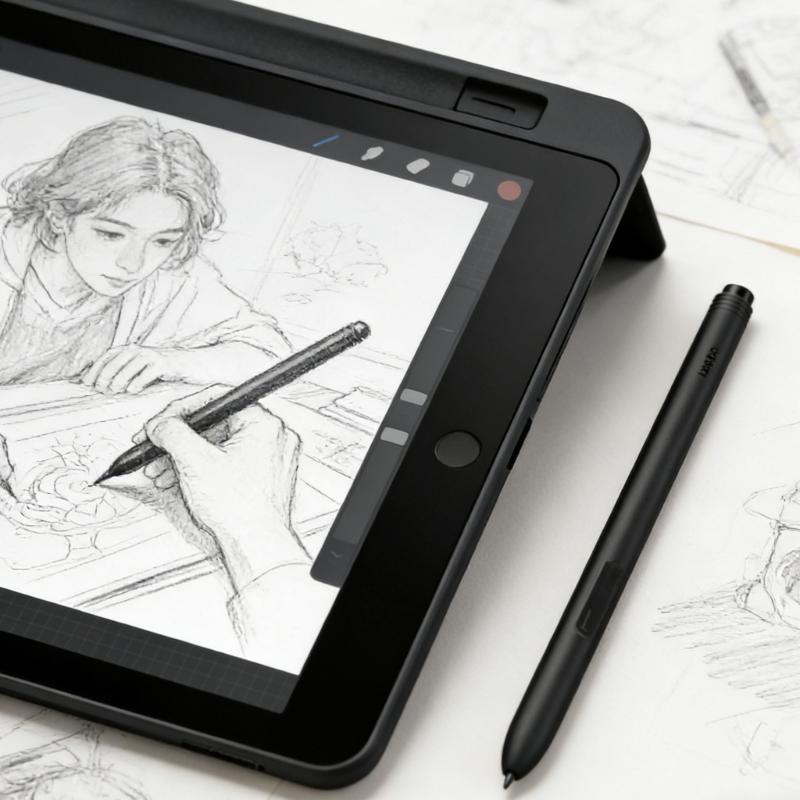 High Sensitivity Passive Pen Stylist with Eraser Function And Short Strokes Design For Natural Writing Experience
