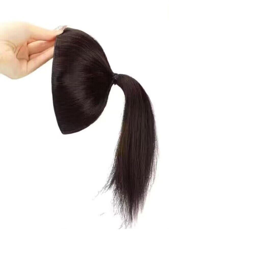 Instantly Thicken Hair Back of Head Hair Bun Extension for Thinning Hair for Anyone Seeking Immediate Results Woman
