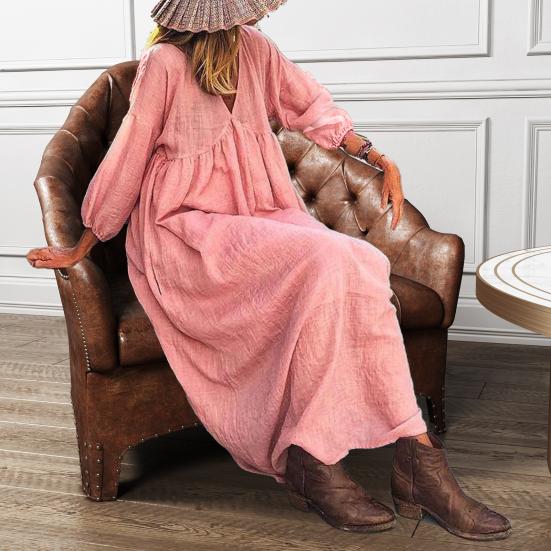 Buy Casual Dress Solid Color Womenswear Breathable Stylish Loose Fitting Summer Maxi Dress Beach Wear at affordable prices free shipping, real reviews with photos Joom Buy Casual Dress Solid Color Womenswear Breathable Stylish Loose Fitting Summer Maxi Dress Beach Wear at affordable prices free shipping, real reviews with photos Joom
