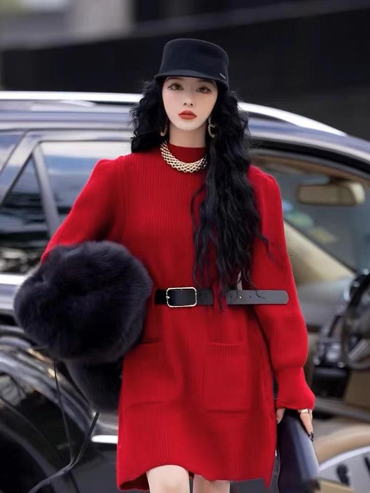 New Women's Milk Tea Style Dress Set - Elegant Fragrant Style