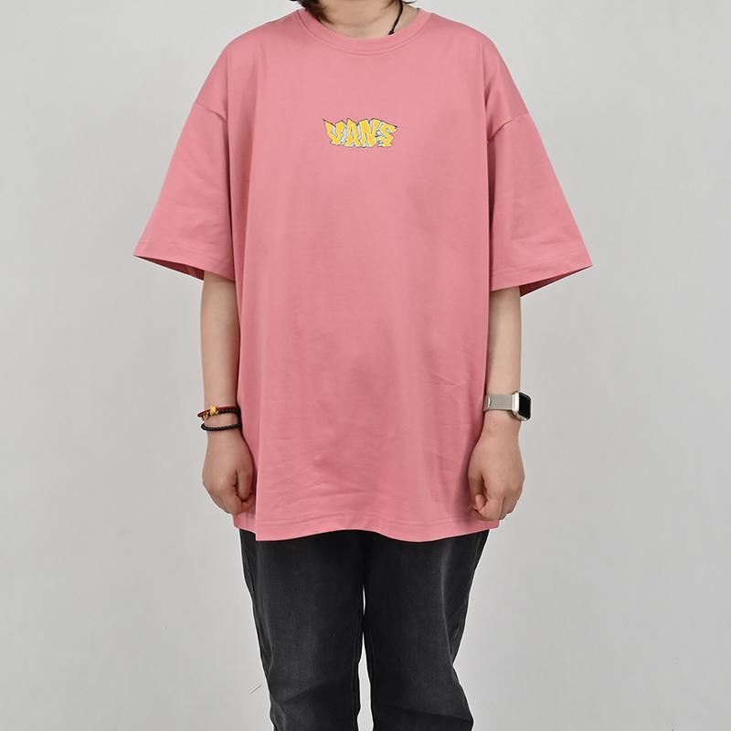 Vans Cartoon Pattern Trendy Versatile Round Neck Simple Breathable Short Sleeve T-Shirt Men Tops VN000NNFW0D