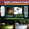 T10 LED Bulb White Super Bright W5W 194 168 No Error CANBUS Car Interior Light Parking Marker Lamp 12V Auto 2Pcs