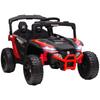 Children's electric UTV car, children's electric buggy 12V 2 motors, remote control, LED, music, horn, 3-8 years, red