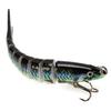 Multi-color 9cm/7g Bionic Multi-jointed Fish Lure with Rattling Beads for Sea Fishing.