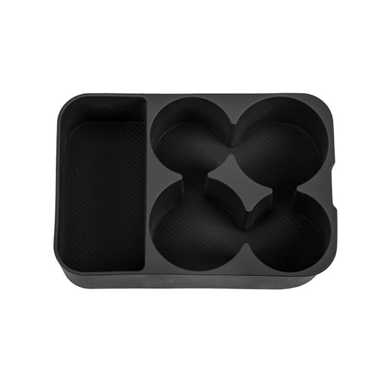 For BYD Leopard 8 Denza B8 2025+ Central Control Refrigerator Silicone Storage Box Pad Storage Fixed Anti-slip Pad Accessories