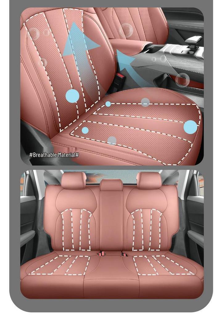 Qiyuan A05 Five-Seater Leather Car Seat Cushion - All-Season Universal Cover
