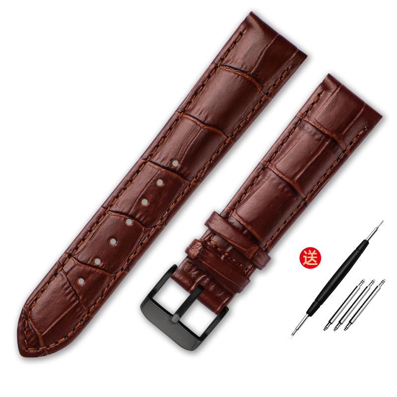 

Браслет из натуральной кожи, универсальный кожаный ремешок для часов Citizen tissot, ремешок для часов 14, 16, 18, 20 мм, 21 м, 22 мм, 23 мм, ремешок для часов 22mm