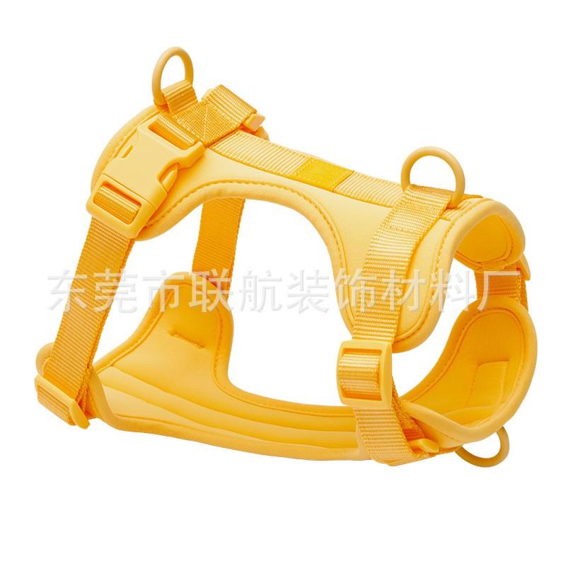 Adjustable No-Pull Dog Harness With Soft Cotton Padding Escape-Proof Chest Strap Small To Large Dogs