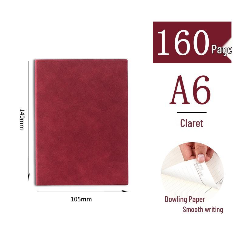 

Большой блокнот из овчины - Мягкий, в линейку, Настраиваемый A4/A5/B5 для студентов и бизнеса horizontal line core