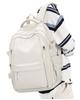 Simple School Backpack for Girls Boys Black College Student Bookbag Laptop Bag for High School