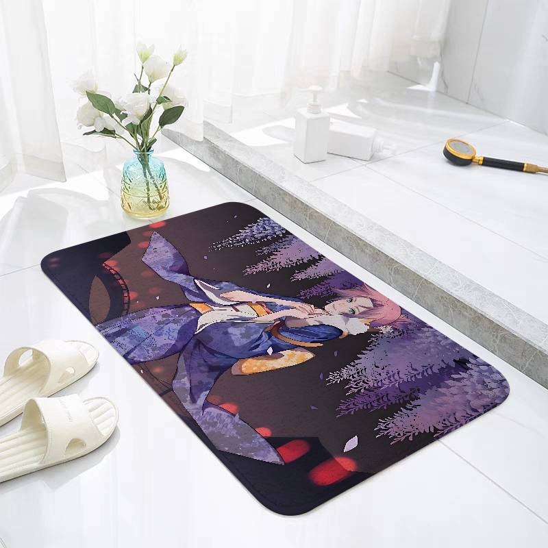 H-Haruno-N-narutoS-Sakura-Floor Mat For Living Room Sofa Floor Cushions Modern Soft Fluffy Home Rug For Bedroom Play Carpet