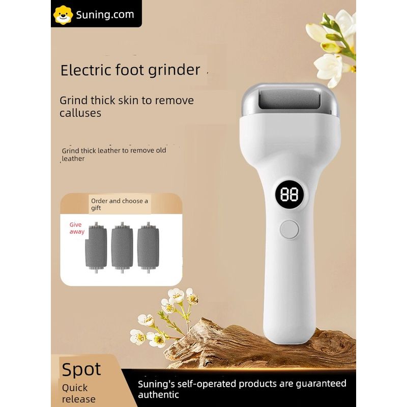 Electric Foot Grinder, Foot Peeling and Pedicure Tool, Foot Care Device, Foot Skin Scraper, Foot Grinding Machine, Stone Heel Callus Remover 696