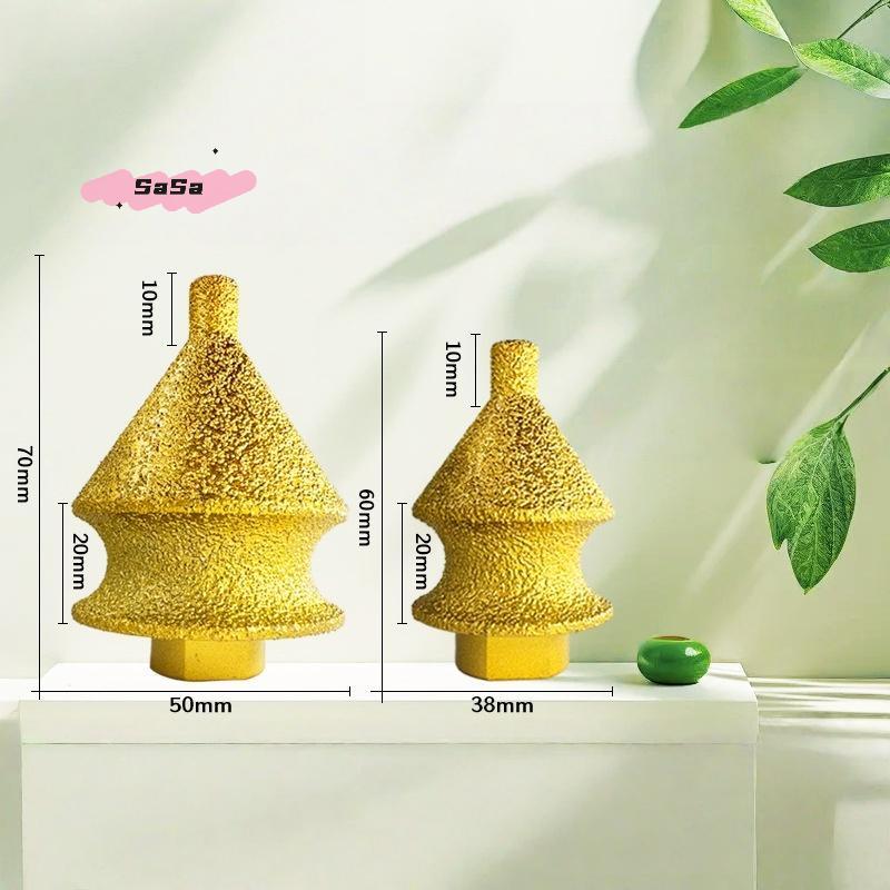 S-1Pc Wear-resistant New Design Grinding Wheel Round Shape Enlarged Hole Opener Granite Cutting M10 Adamas Chamfer Drill Bit