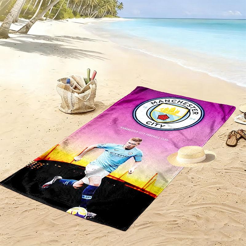 Rare MCFC Collects Print Beach Towel, Large Soft Quick Dry Towel for Beach Camping Swimming