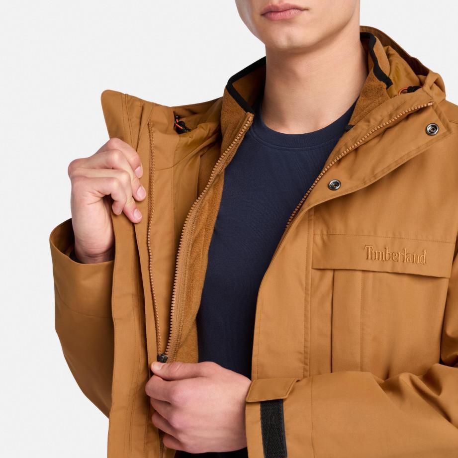 Timberland ReBOTL™ Benton Atmungsaktive Unifarbene Wasserdichte Kapuzenjacke Langarm Herrenjacken TB0A6NG5P471