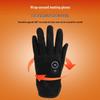 Rechargeable Ultra-Thin Fingerless Touchscreen Electric Heating Gloves for Winter Riding