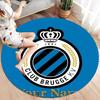 Club Brugge KV Custom Name Round Area Rug,Carpet Rug for Living Room Bedroom Sofa Playroom Decor,Non-slip Floor Mat