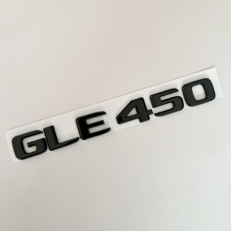 Car ABS Trunk Letters Logo Badge Emblem Decal Styling Sticker For Mercedes Benz GLE GLE53 GLE350 GLE400 GLE450 W166 W167 4 Matic