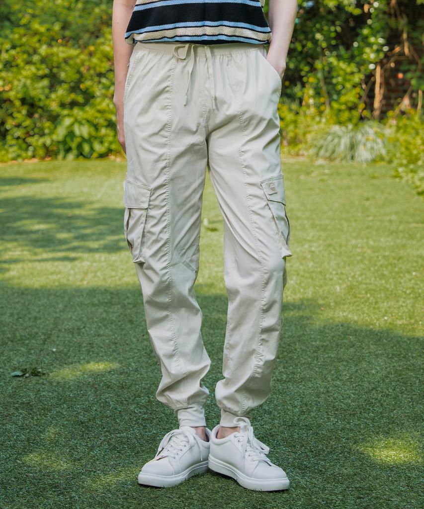 MONBIRDIE GOLF Emma Ice Functional Jogger Pants Beige
