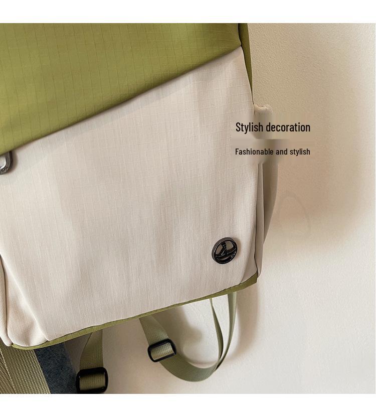 Plecak i torba crossbody unisex w bloku kolorów na sporty outdoorowe