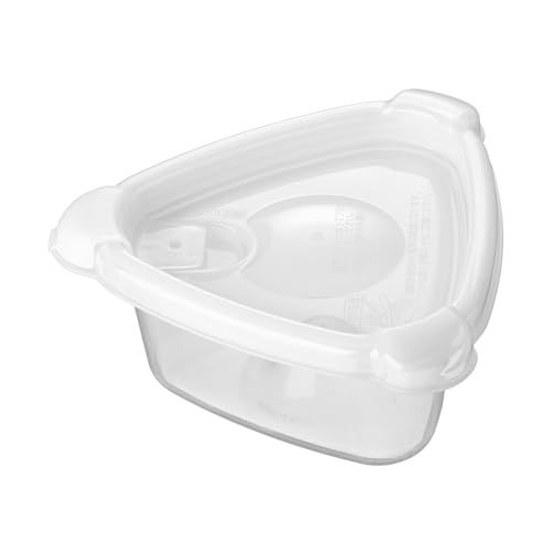 Ebisu Rice Storage Container Onigiri Shape 4 Pieces Made Japan Freezer Safe Microwave Dishwasher Convenience Store Size Pack Staff PG-3150