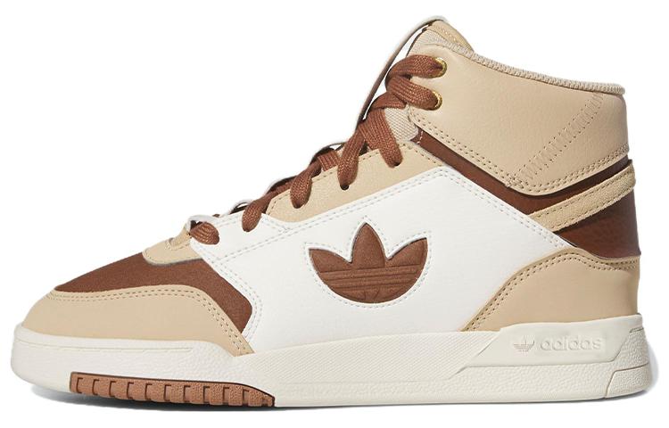 Adidas Originals Drop Step Ix Shoes White Khaki Brown Women s IF2686 36.5
